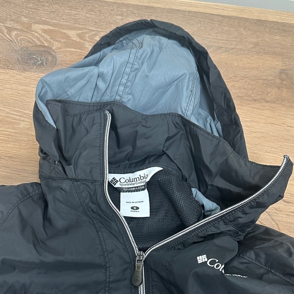 Columbia Sportswear Company Hooded Rain Jacket Black Women's Size Small - Picture 4 of 13